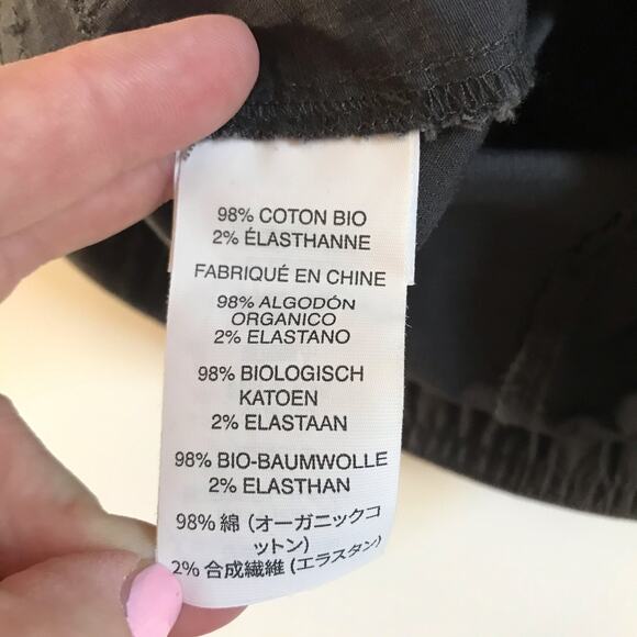 Vuori Vintage Ripstop Utility Short Sz Small Charcoal Gray Stretch EUC Mid Rise - Picture 12 of 12